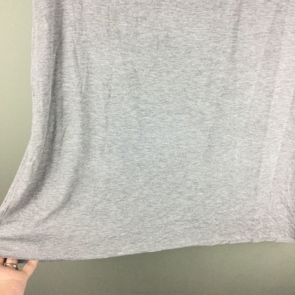 NWT Bailey/44 Sarah Dropped Shoulder Raw Trim 3/4 Sleeve Jersey Top Size Large - Picture 6 of 11